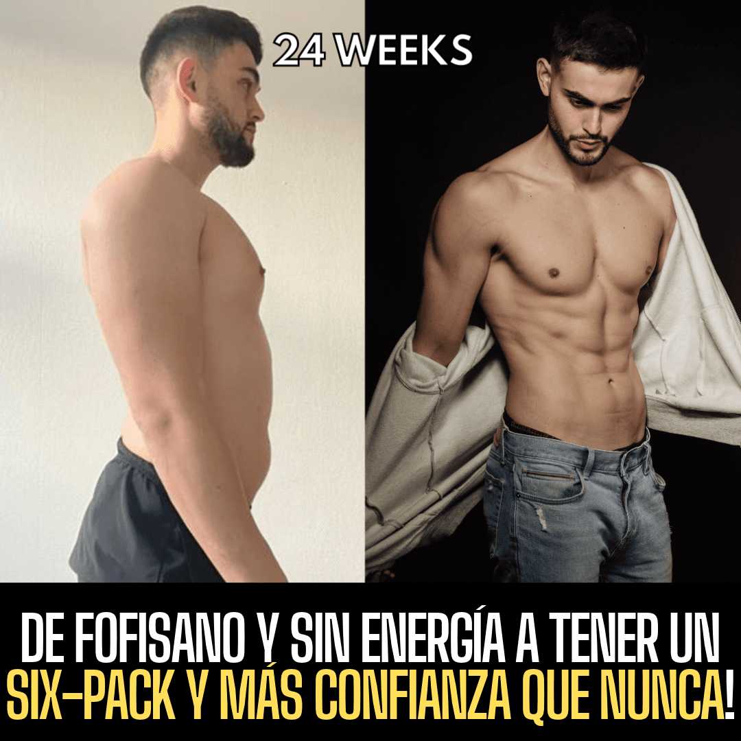 Antes y después de un cliente de The Shirt Off Project