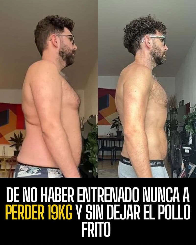 Antes y después de un cliente de The Shirt Off Project