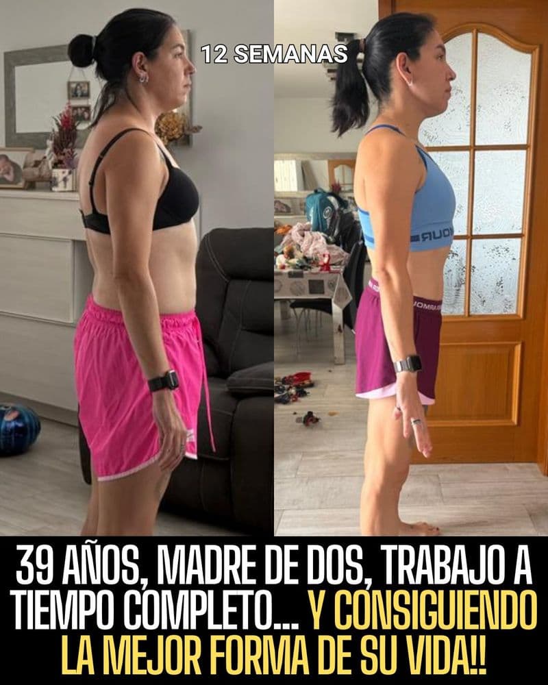 Antes y después de un cliente de The Shirt Off Project