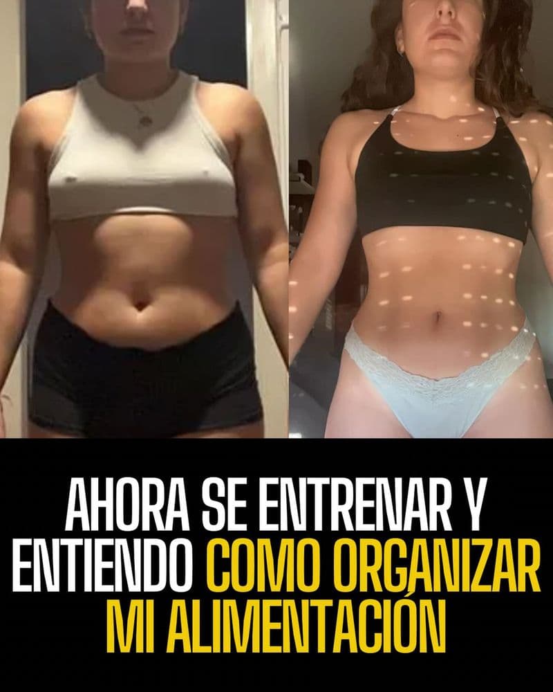 Antes y después de un cliente de The Shirt Off Project
