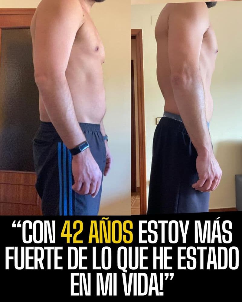 Antes y después de un cliente de The Shirt Off Project